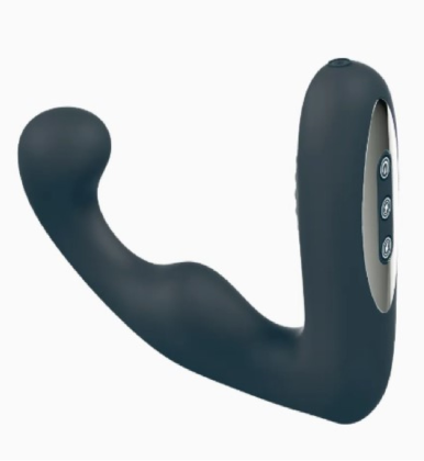 Silikonski masažer prostate u crnoj boji PA01